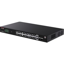 Ip-Com G2228P-24-410W 24 Port GIGABIT+2XRJ45/SFP Uplınk 370W Poe Cloud Yönetilebilir Rackmount Swıtch