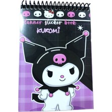 Marka Sanrio A6 Kuromi Sticker Defter