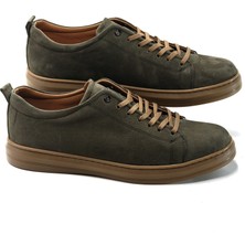 Yeşildaş Erkek %100 Nubuk Deri Orotopedik Taban Bağcıkı Ayakkabı