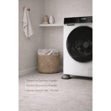 Noctis Nest Çamaşır Makinesi Ayak Altı Titreşim Önleyici Kaymaz Kauçuk Aparat 4 Lü Set