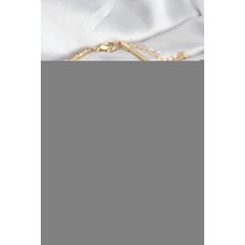 Skygo Pirinç Gold Renk Güneş Charmlı Kadın Bileklik