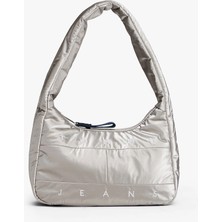 Tommy Hilfiger Tjw Arşiv Gümüş Rengi Omuz Kadın Gri Omuz Çantası AW0AW180660IP