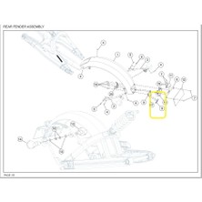 Jawa Perak Arka Çamurluk Reflektörü