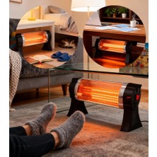 Endüstriyel Ümit Yapı Market Masa Altı Isıtıcı 1500W | Ayak Isıtıcı Elektrikli Quartz Isıtıcı