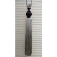SerART Concept Black Lıne Fon Perde Kruvaze Perde Tavan Bağlama Braçol Perde Aksesuarı 1 Adet