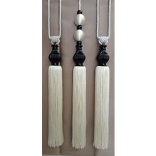 SerART Concept Blac Lıne 3 Lü Set Fon Perde  Kruvaze  Perde Tavan Bağlama Perde Aksesuarı 1 Set