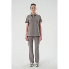 Almesta Premium Bronte-Agnes Kadın Cerrahi Takım - Gri