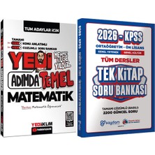 Yediiklim Yayınları Yedi Adımda Temel Matematik Video Konu Video Çözümlü Soru - Ortaöğretim Ön Lisans Tek Kitap Soru