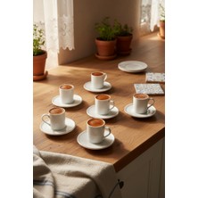 Bernardo Cello - 6 Kişilik Fincan Takımı Altın