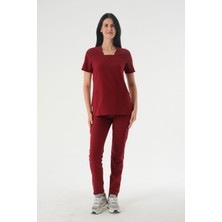 Almesta Premium Gano-Dolly One Kadın Cerrahi Takım - Bordo