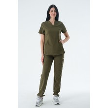 Almesta Premium Dore-Bıanca One Kadın Cerrahi Takım - Haki Yeşil