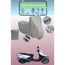 Dokaca Neo Gri Neon Fitilli Kuba Raden 100 Uyumlu Motosiklet Brandası, Koruyucu Örtü, Motor Branda