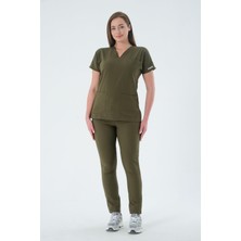 Almesta Premium ZURIH24-MANDY Kadın Cerrahi Takım - Haki Yeşil