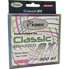 Kendo Classic 8x 300M Multicolor Örgü Ip