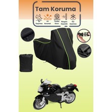 Dokaca Neo Siyah Neon Fitilli Bmw K 1200 S Uyumlu Motor Branda, Koruyucu Örtü, Motosiklet Brandası