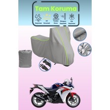 Dokaca Neo Gri Neon Fitilli Honda Cbr 250 R Uyumlu Motosiklet Brandası, Koruyucu Örtü, Motor Branda