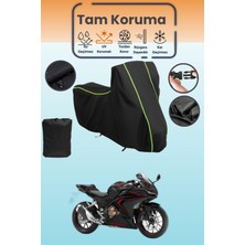 Dokaca Neo Siyah Neon Fitilli Honda Cbr 500R Uyumlu Motor Branda, Koruyucu Örtü, Motosiklet Brandası