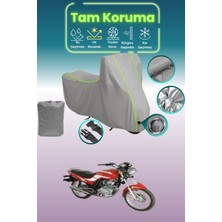 Dokaca Neo Gri Neon Fitilli Kilit Uyumlu Bisan Shalter Uyumlu Motor Brandası, Koruyucu Örtü