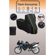Dokaca Neo Siyah Neon Fitilli Bmw F 800 St Uyumlu Motor Branda, Koruyucu Örtü, Motosiklet Brandası
