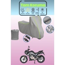 Dokaca Neo Gri Neon Fitilli Mondial 125 Drift L Cbs Uyumlu Motosiklet Brandası, Koruyucu Örtü, Motor Branda