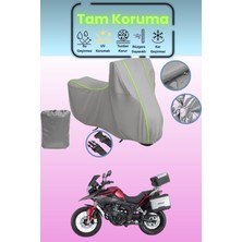 Dokaca Neo Gri Neon Fitilli Mondial RX3I Evo Uyumlu Motosiklet Brandası, Koruyucu Örtü, Motor Branda