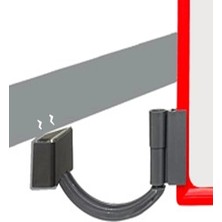 Yol Market Mıknatıslı Koridor Çerçeve Tutucu (Pakette 10 Adet)