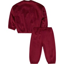 Civil Baby Fırfırlı 6-18 Ay Takım - Bordo 18-24 Ay