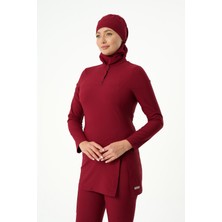 Almesta Premium Allegra Cerrahi Tesettür Üst - Bordo