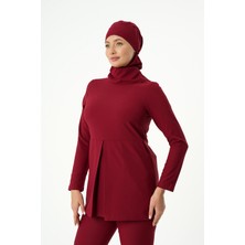 Almesta Premium Wind Cerrahi Tesettür Üst - Bordo