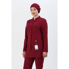 Almesta Premium Zayah Cerrahi Tesettür Üst - Bordo