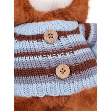 Can Oyuncak Ayı Çizgili Kazak (Kahverengi) - Standart Standart