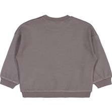 Civil Baby Hayvanlar Baskılı 6-18 Ay Sweatshirt - Gri 6-9 Ay