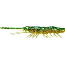 Magbite Snatch Bite Shrimp 10CM #12 Green Gold Shrimp (4 Adet)
