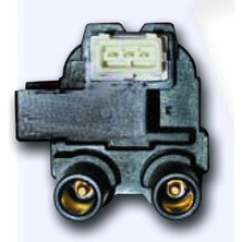 Ünüvar Unuvar 155014-2 - Ateşleme Bobini Mgn 1.6 96-99 -Scenıc 1.6-Kng 1.4-Broadway Beyaz Soket