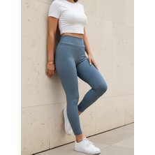 Miyalon Kadın Fitilli Yüksek Bel Fitilli Tayt