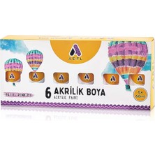 Marka Adel Akrilik Boya 60X6 Pastel Renkler