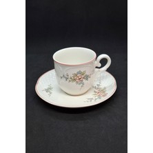 Villeroy & Boch Rosette Porselen Çay/kahve Fincanı ve Tabağı 2 Parça 120 ml