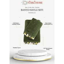Püsküllü Yumuşak Pamuk Havlu Seti