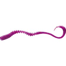 Magbite Tai Rubber Bug Curly 7.5cm #38 Uv Red Purple Kokulu Silikon Kurt (5 Adet)