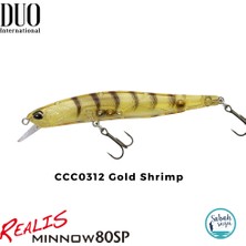 Duo Realis Minnow 80SP CCC0312 Gold Shrimp