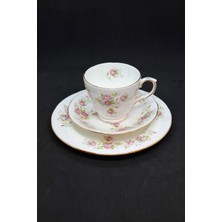 Royal Windsor Haziran Buketi Fine Bone China Kahve/çay Fincanı ve Tabağı 3 Parça 150 ml