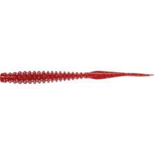 Magbite Tai Rubber Booty Boost 7.5cm #29 Uv Red Shrimp Kokulu Silikon Yem (6 Adet)