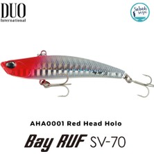 Duo Bay Ruf Sv 70 7cm 11GR AHA0001 Red Head Holo Vibrasyon Maket Balık