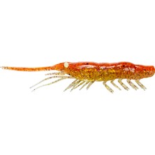 Magbite Snatch Bite Shrimp 10CM #09 Orange Gold Shrimp (4 Adet)