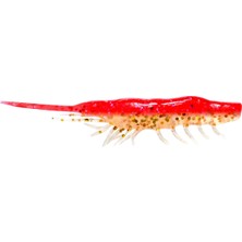 Magbite Snatch Bite Shrimp 6.5cm #01 Red Gold Shrimp (6 Adet)