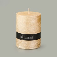 Kpm Simli Yuvarlak Mum - Asorti - 6x8 cm