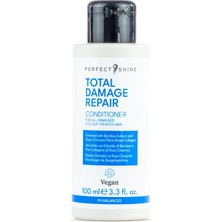 Perfect Shine Total Damage Repair Yıpranmış Saçlar Için Bambu ve Gül Özlü Onarıcı Güçlendirici Saç Kremi 100ML