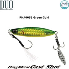 Duo Drag Metal Cast Shot Jig 40GR PHA0055 Green Gold
