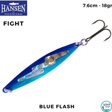 Hansen Fight Kaşık 7.6cm 18GR Blue Flash