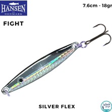 Hansen Fight Kaşık 7.6cm 18GR Silver Flex